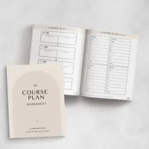 Course Plan