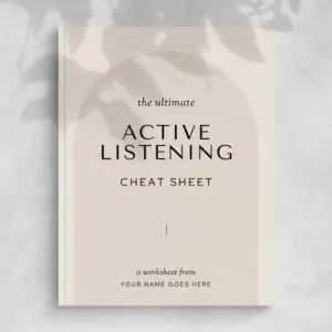 Active Listening Workbook