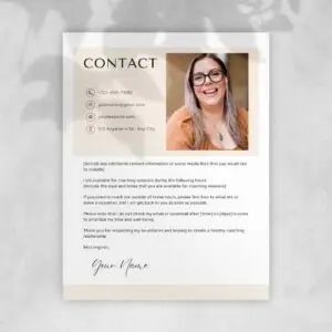 Coaches Contact Information