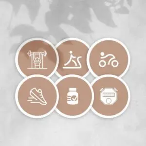 Fitness Instagram Highlight Covers (Pack of 20)