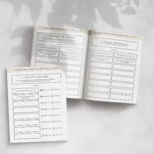 Overcome Negative Self-Talk Worksheet