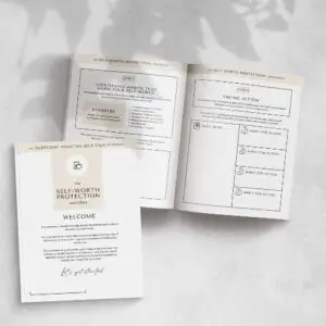 Self-Worth Protection Worksheet