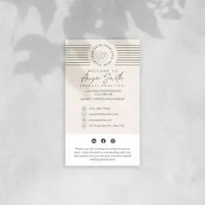 Therapist Business Card (Online)