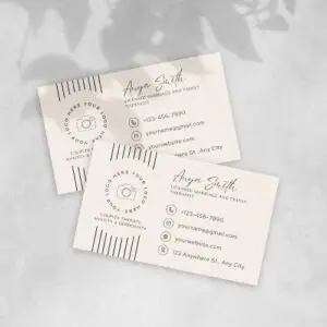 Therapist Business Card (Offline)